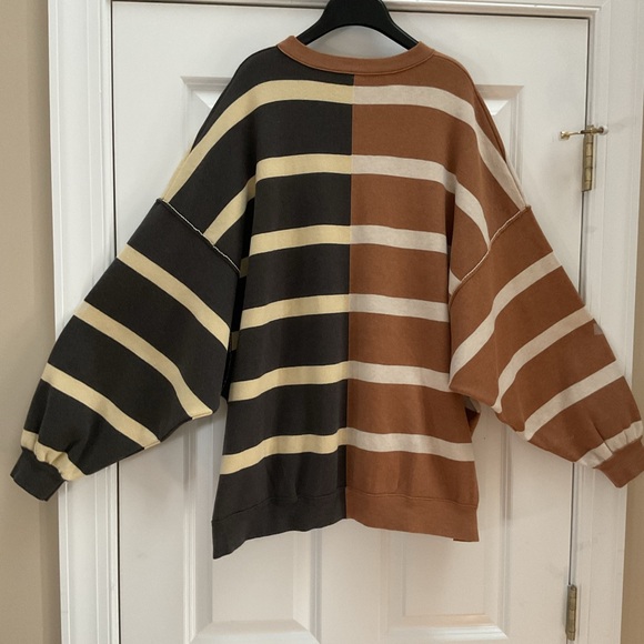 Free People Uptown Strip Pullover Size XS - Picture 7 of 8